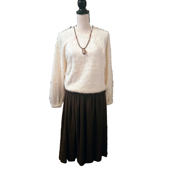 Saint Laurent Rive Gauche Paris Wool gathered Skirt w Pockets Not sized - Picture 5 of 16